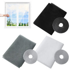 Anti Fly Mosquito Net Window Screen Mesh Adhesive Mosquito Insect Flying Bug Net Curtains for Kitchen Windows Home Protector