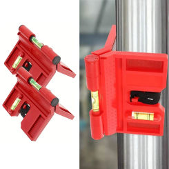 Magnetic Column Level, Adjustable Folding Column Level with Elastic Ring Level, suitable for Pipeline Tree Columns