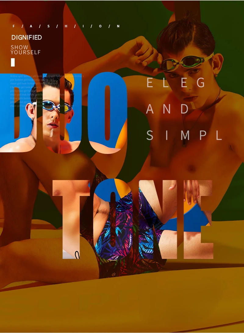 Description Picture 3 of itemMens Jammers Swimming Trunks Beach Shorts Swim Surf Trunks Quick Dry Summer Surf Swimwear Triathlon Sports Swimsuit