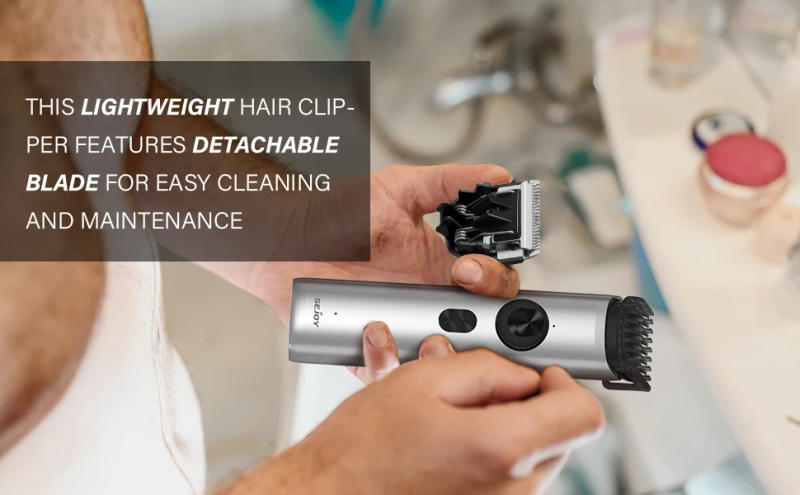 Description Picture 5 of itemSejoy Men's Hair Clippers Professional Trimmers USB Cordless Electric Beard Cutting Machine Trimmer Haircut Grooming Kit