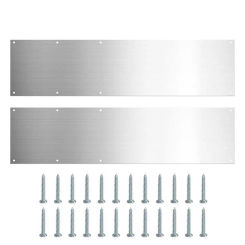 Kickplates For Exterior Doors Stainless Steel Kick Plate Push Plates Interior Or Exterior Door Protection Plate Home Accessories