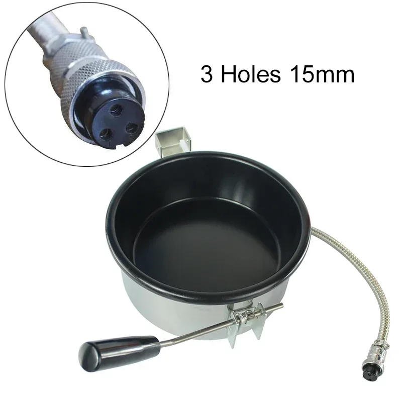 Description Picture 4 of itemCommercial 8oz Hot Air Oil Popcorn Maker Heating Pot Hand-cranked 8 Ounce Electric Popcorn Machine Accessories Parts 2/3 Holes