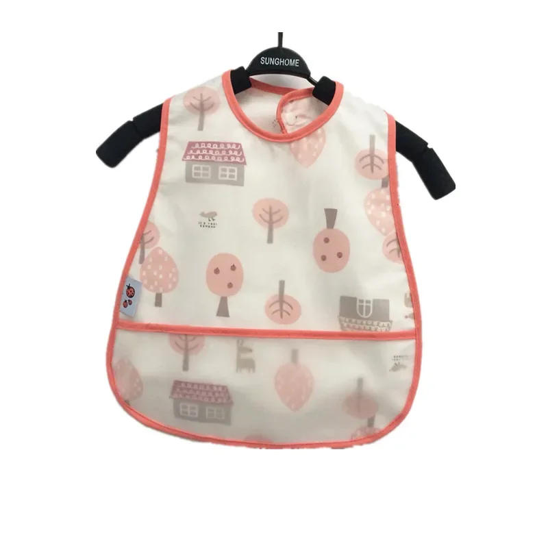 Description Picture 5 of itemBaby Cartoon Pattern EVA Waterproof Feeding Bibs with Pocket Adjustable Cute for Children Apron Kids Boy Girls Burp Cloths Stuff