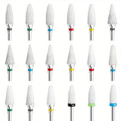 1Pcs Ceramic Milling Cutter Nail Drill Bits Electric Manicure Drills Pedicure Mill Bits Machine Files Nail Art accessories Tool