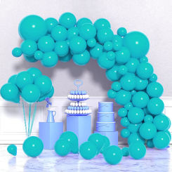 1 Set Teal Balloons Garland Arch Kit Turquoise Ballon Festival Party Happy Birthday Baby Shower Wedding Air Globos Decorations