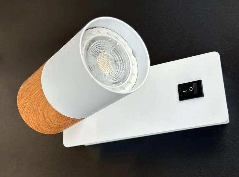 Description Picture 6 of itemLed Wall Lamp Bedroom Beside Light Rotatable Adjustable Angle GU10 Replaceable Bulb Light Home Appliance Home Decor Spotlights