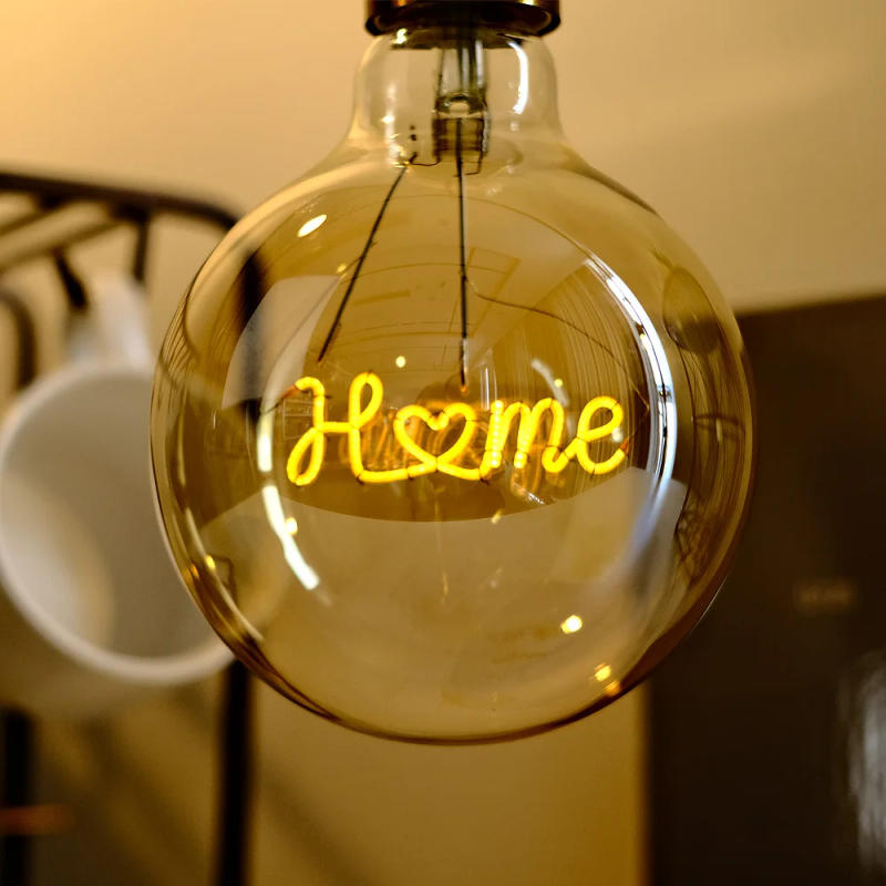 Description Picture 3 of itemTIANFAN Vintage Led Bulb G125 Big Globe Alphabet Love Home Drem Hello 110V 220V E26 E27 Decorative Edison Bulb Pendant Bulb