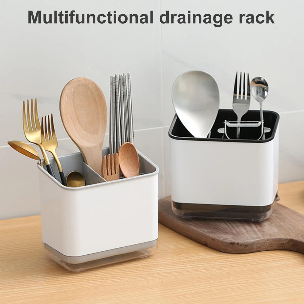 Description Picture 4 of itemMultifunctional Plastic Cutlery Drain Racks, Kitchen Tools, Chopstick, Storage Holder, Double Layer, Knife, Fork, Drain Racks