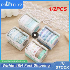 1/2PCS Hand Account Paper Polychromatic Varied Multipurpose Stylized Colored Paper Retro Geometry And Paper Colorful