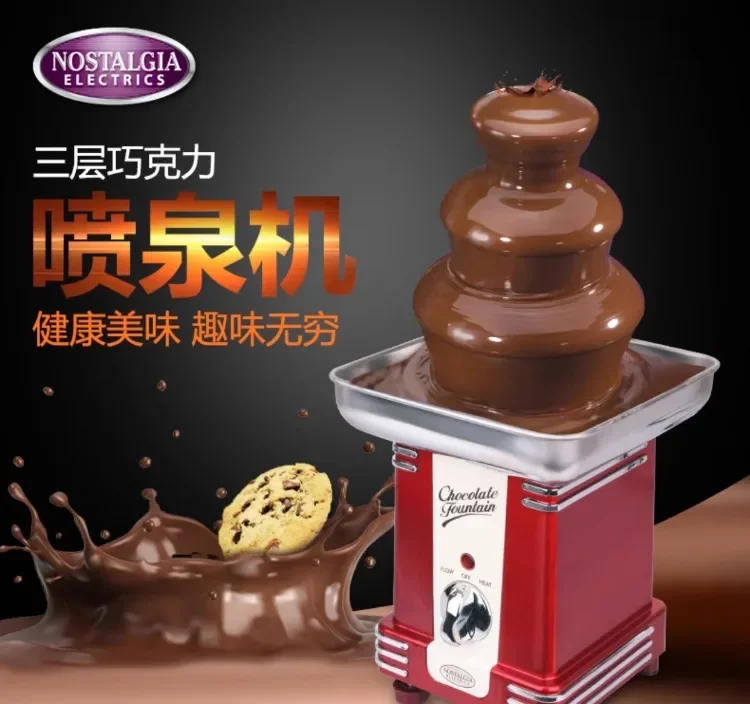 Description Picture 2 of item220V Commercial Chocolate Fountain Machine by Nostalgia Home Use Melting Tower DY Mixer C
