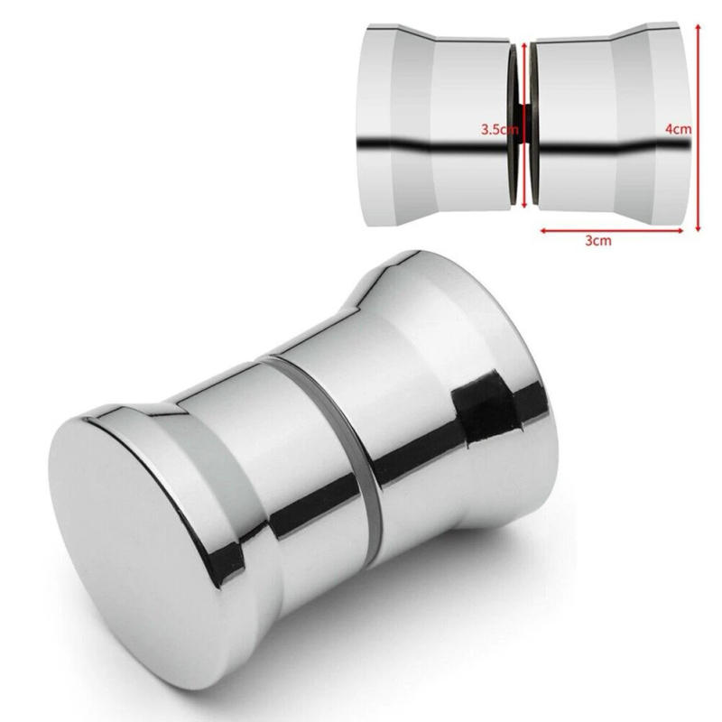 Description Picture 2 of itemChrome Bathroom ABS Replacement Handle Shower Door Knob Single Hole Handle Replacement Handle Bathroom Accessory