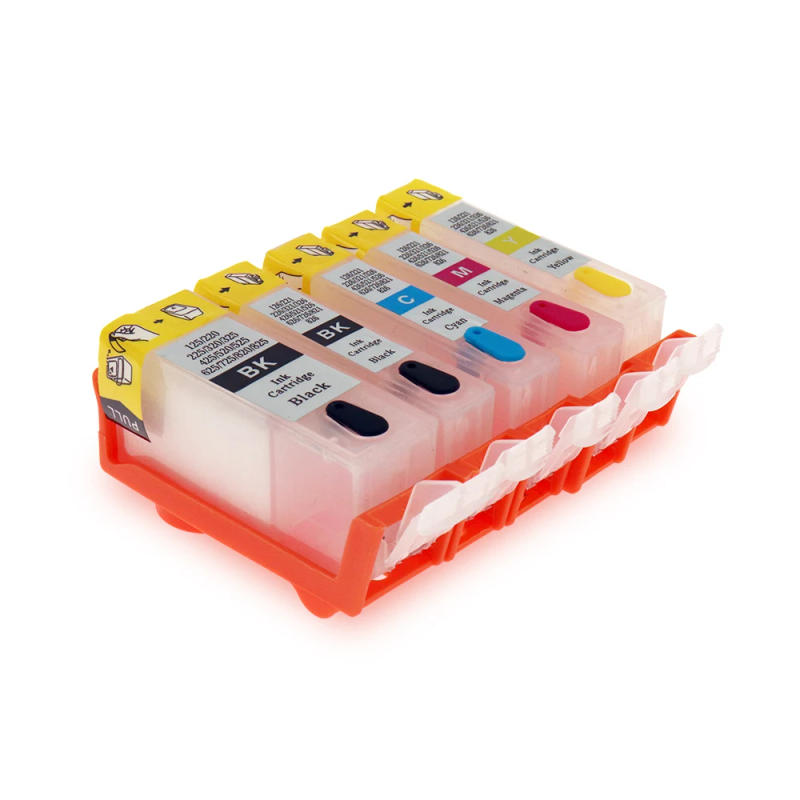 Description Picture 4 of item5 colors PGI 525 CLI 526 Refillable Ink Cartridge for Canon PIXMA IP4850 IP4950 IX6550 MG5150 MG5250 MG5350 MX715 MX885 MX895