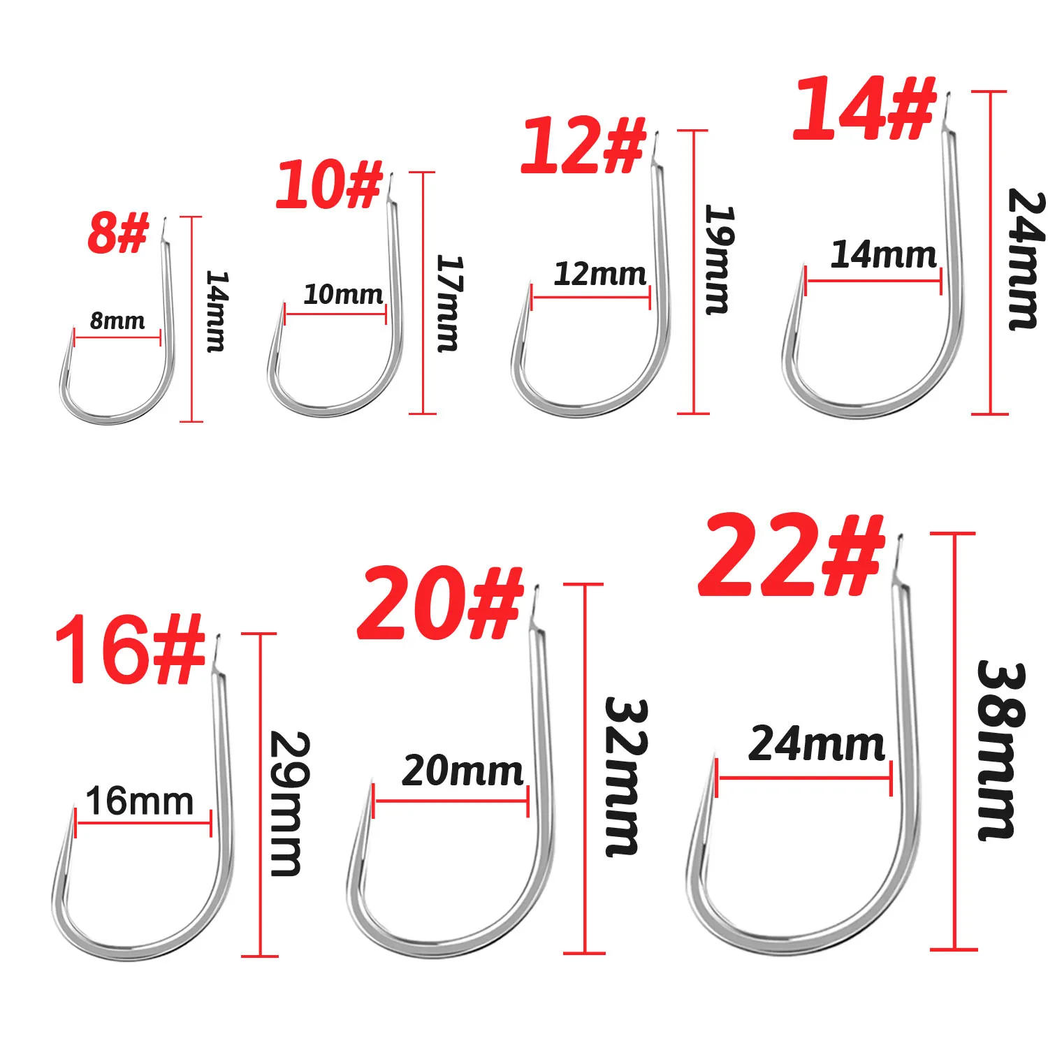 Description Picture 2 of item10 Pairs Cast Jig Assist Hook High Carbon Steel Angle Barbed Thread Feather Fishing Tackle Slow Jigging Tool Pesca Lure Fishhook