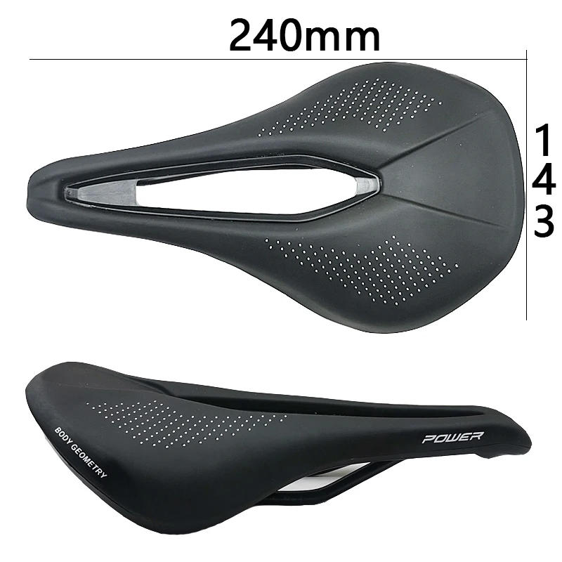 Description Picture 2 of itemPower Comp Bicycle Saddle for Men's and Women's Comfort Road Cycling Saddle Mtb Mountain Bike Seat 143mm Bicycle Seat Accesorios