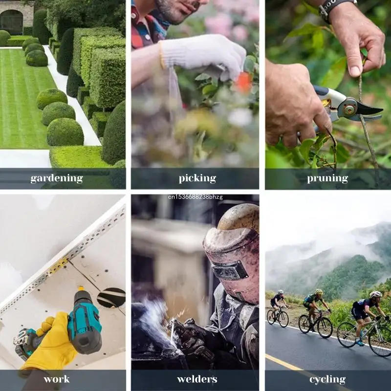 Description Picture 4 of itemLeather Gardening Gloves for Women & Men Thorn Resistant Heavy Duty Gardening Gloves for Men Breathable Garden Gloves