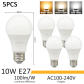 5pcs 10W E27
