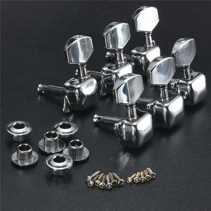 Description Picture 4 of itemGuitar Tuning Pegs Open Machine Heads Tuners Keys Oval Button Acoustic For Folk Guitar Parts Guitar String Button Parts
