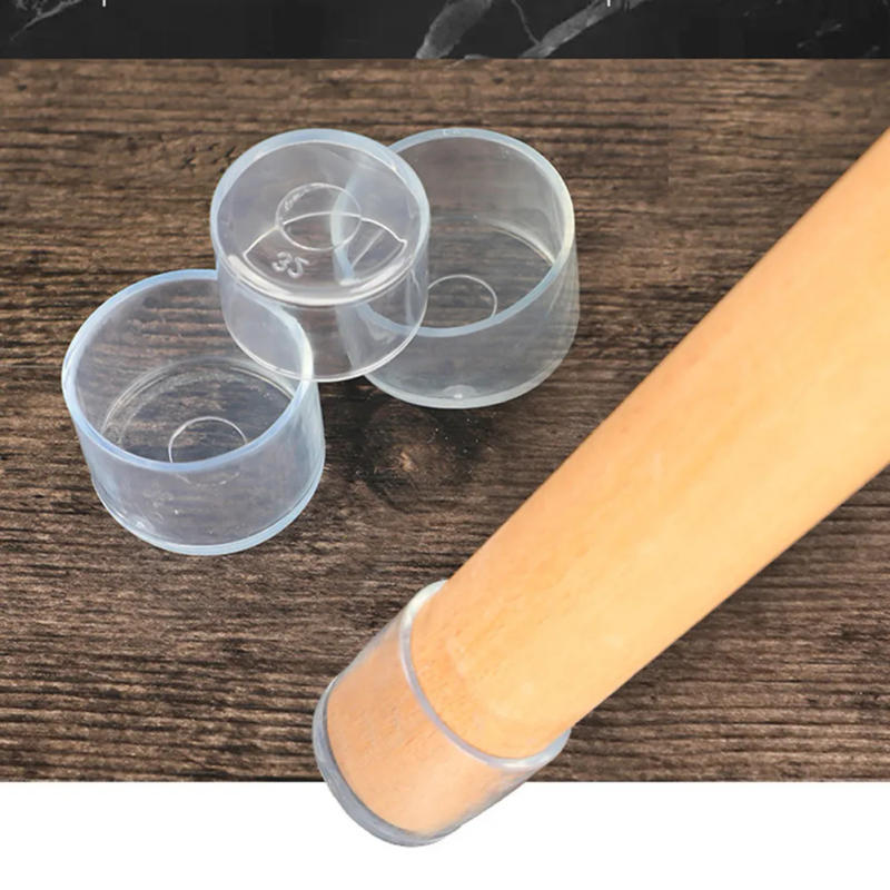 Description Picture 4 of item16 Pcs Chair Leg Caps PVC Feet Protector Pad Furniture Table Covers Socks Plugs Round Bottom Furniture Leveling Feet Home Decor