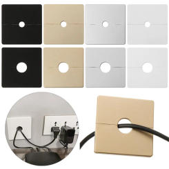 Exterior Hardware Decorative Separable Snap-on Panel Reserved Hole Cover Wall Wire Hole Covers Protective Vents Decor Cap