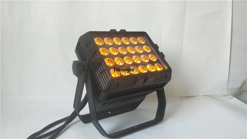 Description Picture 6 of item6pcs 24*18W RGBWA UV 6IN1 Multi-Color DMX 512 waterproof LED Wall Washer Floodlight Outdoor IP 65 led City Color wash light
