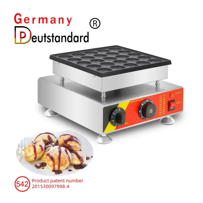 Description Picture 6 of item25 Hole Commercial Mini Dutch Pancake Baker Maker Electric Dorayaki Maker Muffin Waffle Making Machine Kitchen Appliance