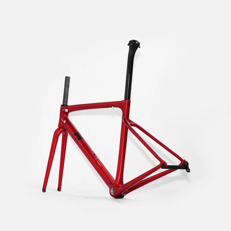 Description Picture 6 of itemdelihea PURE Carbon Climbing Road Bike Frame,Fork Seatpost Clamp Headset,Customized Color Possible