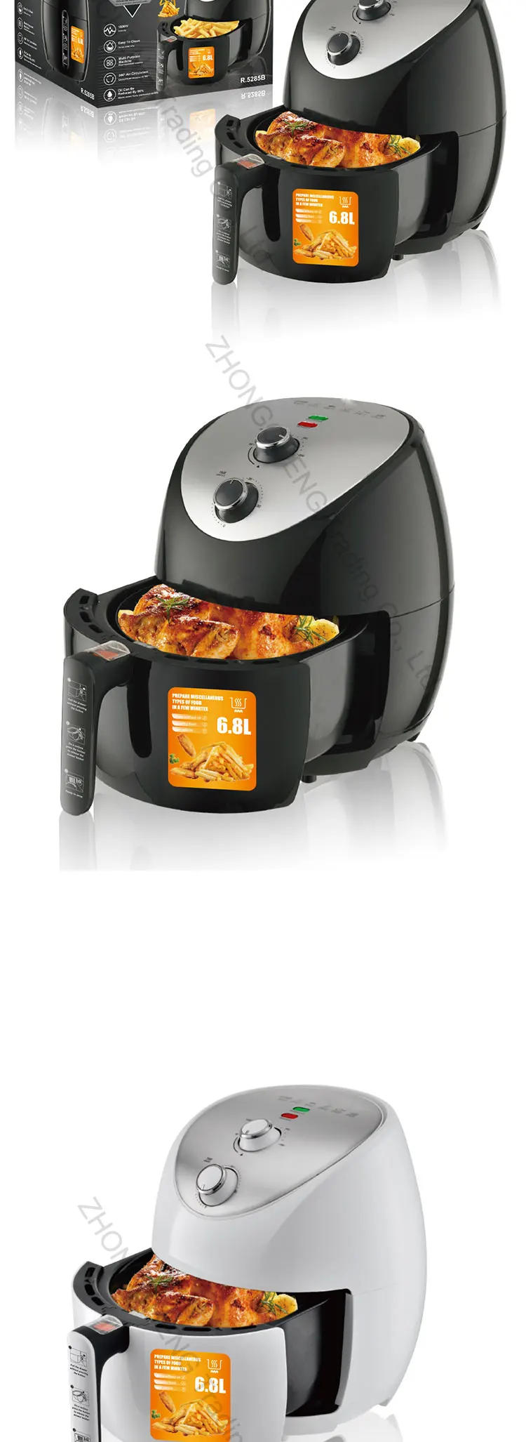 Description Picture 4 of itemEuropean-standard Air Fryer Household Large-capacity Fume-free French Fries Electromechanical Oven Intelligent