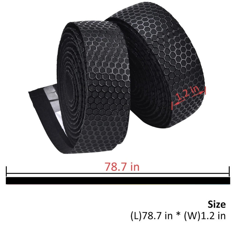 Description Picture 6 of itemESLNF Bike Handlebar Ctrap EVA Cushioned Comfort Strap Bike  Color Tape PU Cycling Damping Anti-Vibration Wrap Bike Accessories