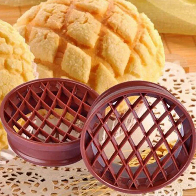Description Picture 3 of itemBread Pineapple Shaped Mold Pastry Cutter Dough Cookie Press Cake Biscuit Stamp Moulds Kitchen Baking Tools1PC