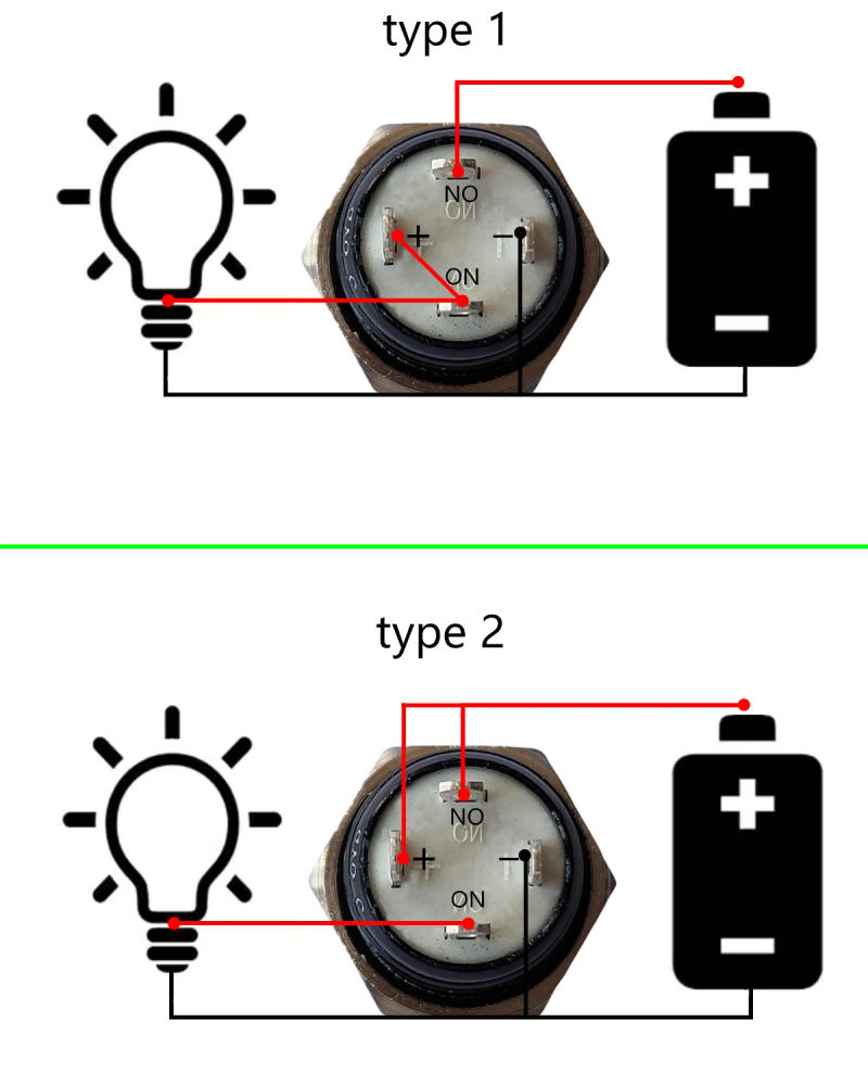 Description Picture 6 of item12mm Tiny Black Metal Button No Locking For LED Strip Light 3V -24V Light Dimmer Button Car Dashboard Household replacement