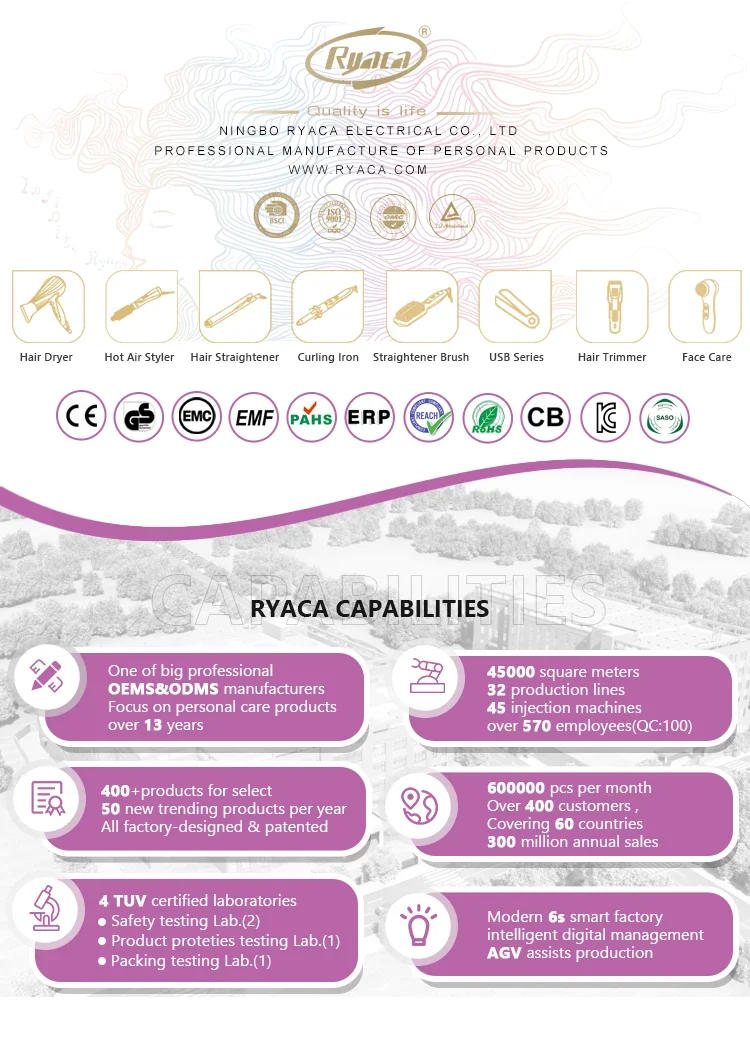 Description Picture 2 of itemHair Curling IronProfessional Wholesale USB Charging LCD Display Hair Culer Automatic Rotating Crimping Iron