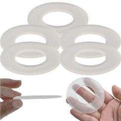 1Pc/5Pcs Drain Valve Seal Washer Water Stop Seal Ring Waterproof Rubber Gasket Toilet Tank Part Practical Bathroom Accessories