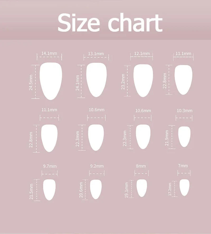 Description Picture 2 of itemYellow Little Flowers Pearl Cute Almond Shape False Nails Simple French Detachable Finished Fake Nails Press on Nails with Glue