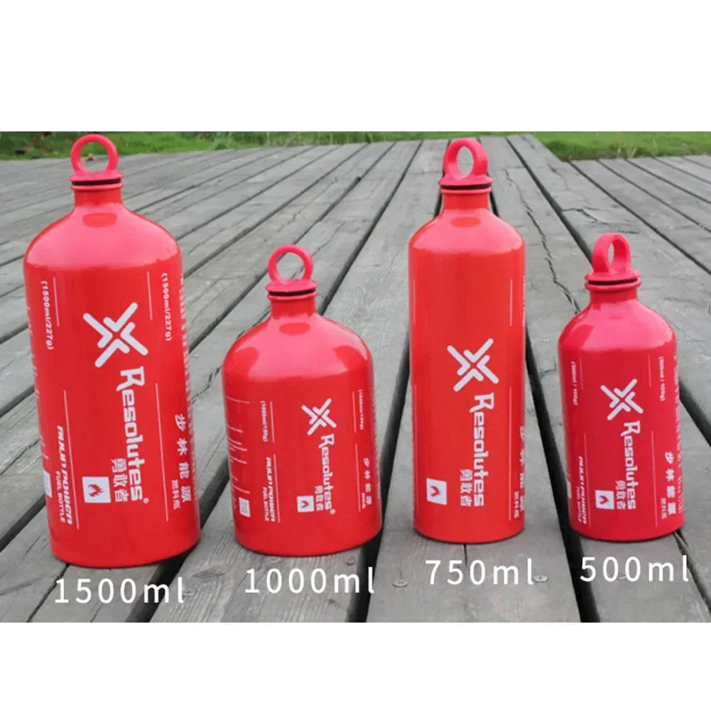 Description Picture 3 of item1500/1000/750/500 ML Outdoor Gas Oil Fuel Bottle Motorcycle Emergency Petrol Gasoline Canister Camping Cooking Stove Fuel Bottle