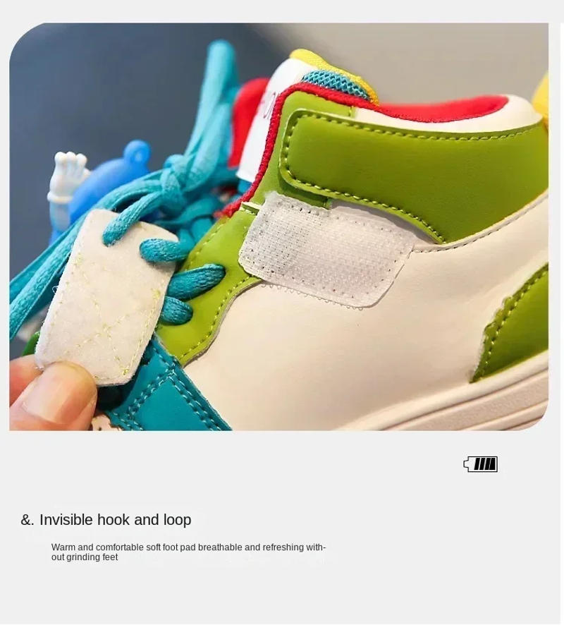 Description Picture 5 of itemChildren Board Shoes New Autumn Comfortable Single Shoes for Kids Casual Shoe Boys Girls Sneakers Zapatillas Niño Zapatos Niña