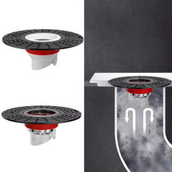 With Grid Grate Cover Shower Floor Drain Core Backflow Preventer Insect Proof Sink Strainer Anti Blocking Dectable