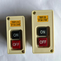 TBSP-315 TBSP-330 Single Phase/three Phase Motor Start-stop Button Switch Press Button Control Box 15A 30A