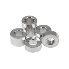 Round Aluminum Sleeve Aluminum Shaft Bushing M2 M2.5 M3 M4Aluminum Washer Durable Smooth