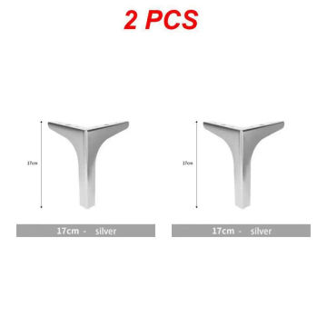 1/2PCS Metal Mofa Foot Cabinet Bedside Table Slanted Leg Three-pronged Right-angle Furniture Legs Coffee Table Support Leg