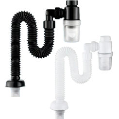 Universal Kitchen Sink Drain Anti Clogging Flexible Downspout Home Sink Hose Sink Deodorant Strainer Drain for Bathroom Sink