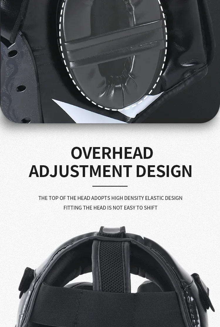 Description Picture 5 of itemProtector Boxing Muay Kids/adults Thai W/mask Taekwondo Head Martial Sparring Training New Helmet Headgear Arts Equipment