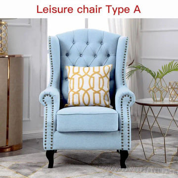 Country Floor Accent Single Sofa Simple Light Luxury Lazy Lounge Chair Antique Chaises Salle Manger Apartment Furniture WXH50XP