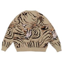 Dark is a high-quality Gothic niche luxury designer co-branded old money style high brand clothes knit sweater cardigan