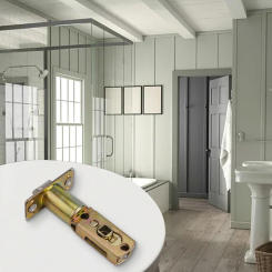 Stainless Steel Internal Bathroom Privacy Door Lock Passage Latch Lockbody Kitchen Bathroom Door Lock Hardware Accessories