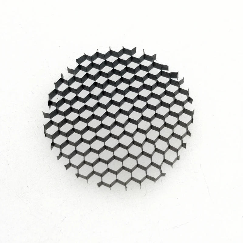 Description Picture 6 of item5pcs LED Soft Light Shade Hood Downlight Spotlight Black Round Honeycomb Mesh Cover Anti-glare Anti-dazzling Light Aluminum