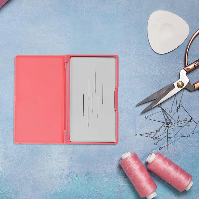 Description Picture 2 of itemMagnetic Needle Storage Case 3color Rectangle Magnetic Needle Keeper Cross Stitch Sewing Knitting Pin Holder Case Organizer Tool