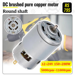 Durable 775/795/895 DC Motor DC 12V-24V 3000-12000RPM Motor Large Torque High Power Gear Motor For Engraving Machine Lathe Tool