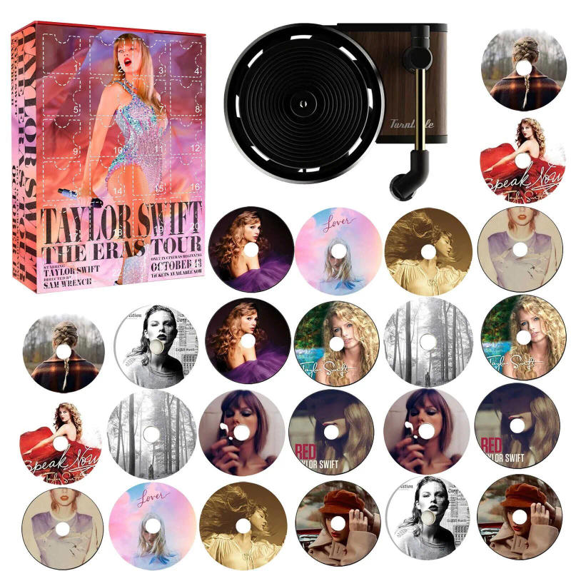 Description Picture 4 of item2024 Christmas Advent Calendar Contains 24 Gifts,Car Fresheners Vent ,Car aromatherapy,Album Cover Freshener Car Accessories