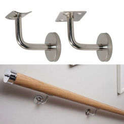 1PC Stair Handrail Bracket Bannister Wall Supports  Hand Rail Home Decorations Hardware Accessories Balustrade Handrail Support