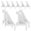 10 Pcs Refrigerator Support Buckle Hooks Fridge Freezer Shelf Fixing Bracket Plastic Clamp Refrigerators